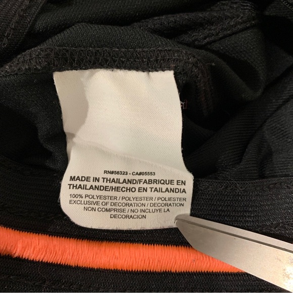 Nike Dri-Fit Lebron James Basketball Shorts Orange / Black Sz Medium - Picture 6 of 7